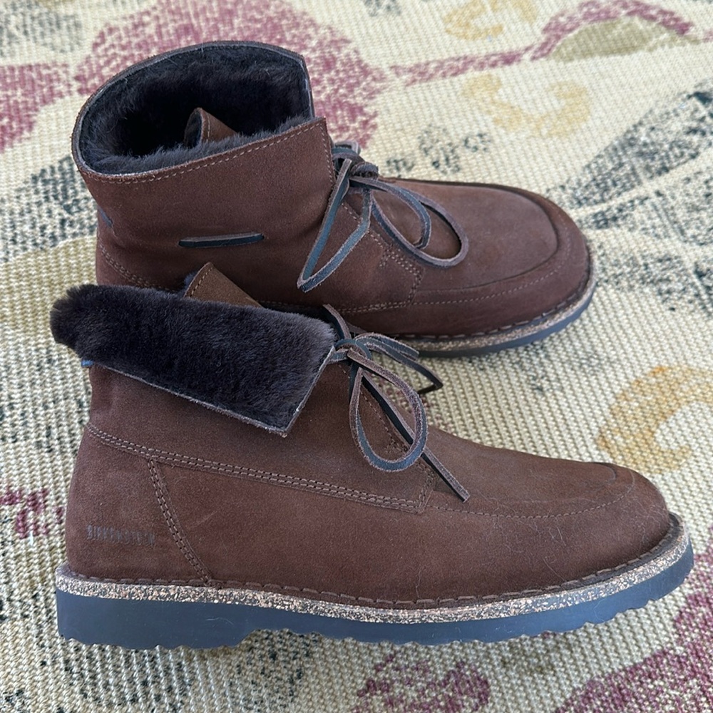 Birkenstock Bakki Suede Leather Boots